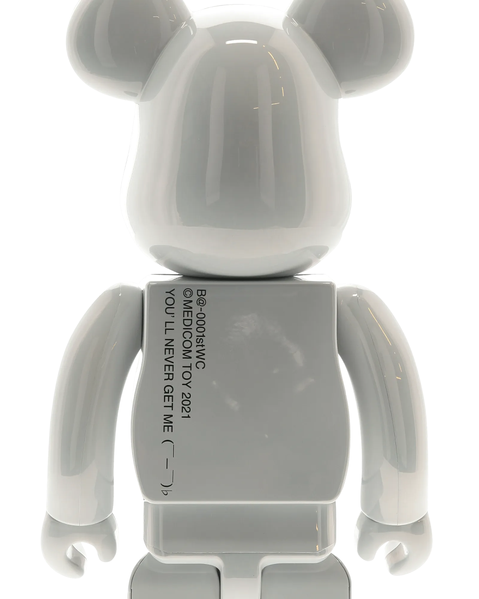 1000% 1st Model White Chrome Be@rbrick Multicolor