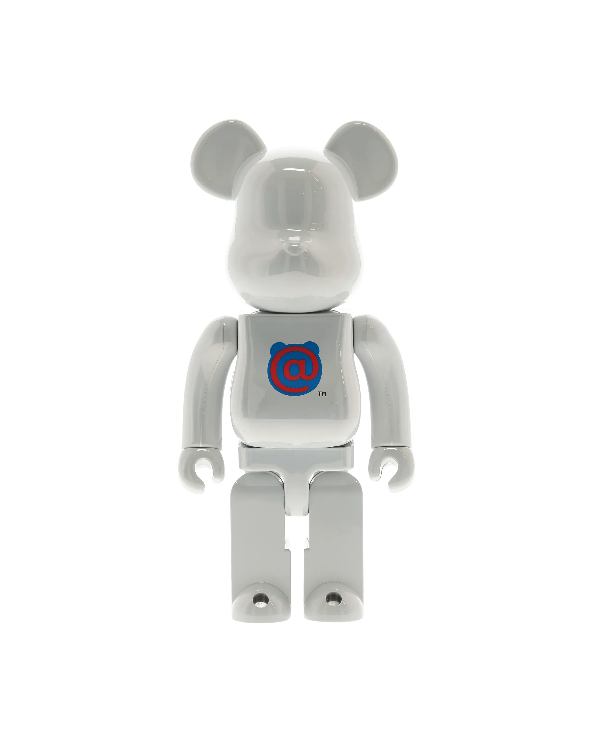 1000% 1st Model White Chrome Be@rbrick Multicolor