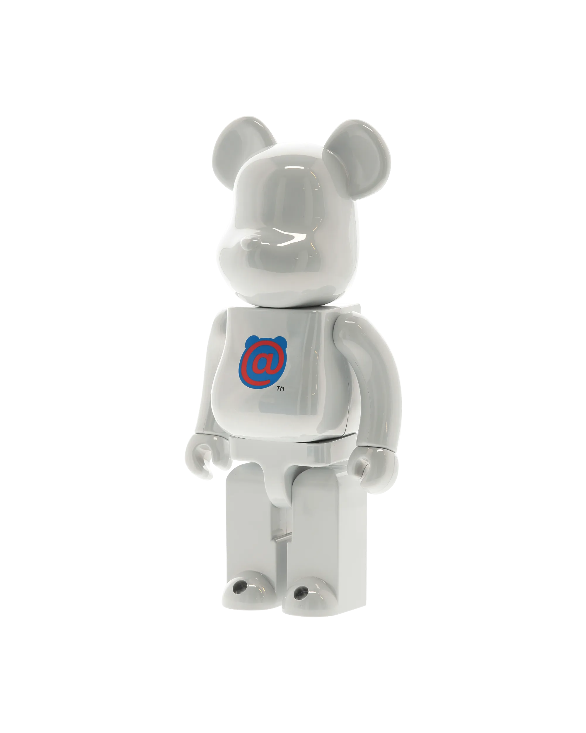 1000% 1st Model White Chrome Be@rbrick Multicolor