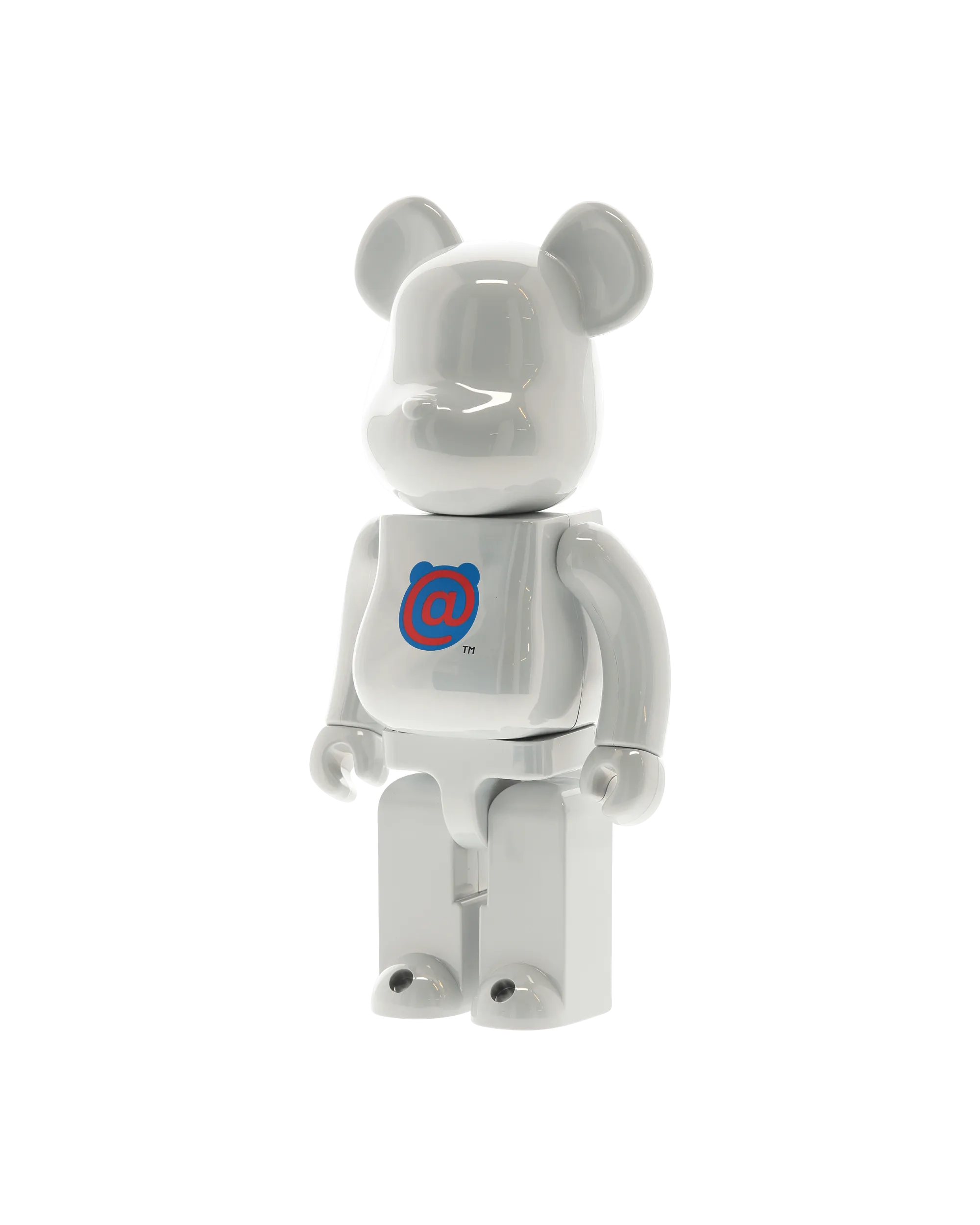 400% 1st Model White Chrome Be@rbrick Multicolor