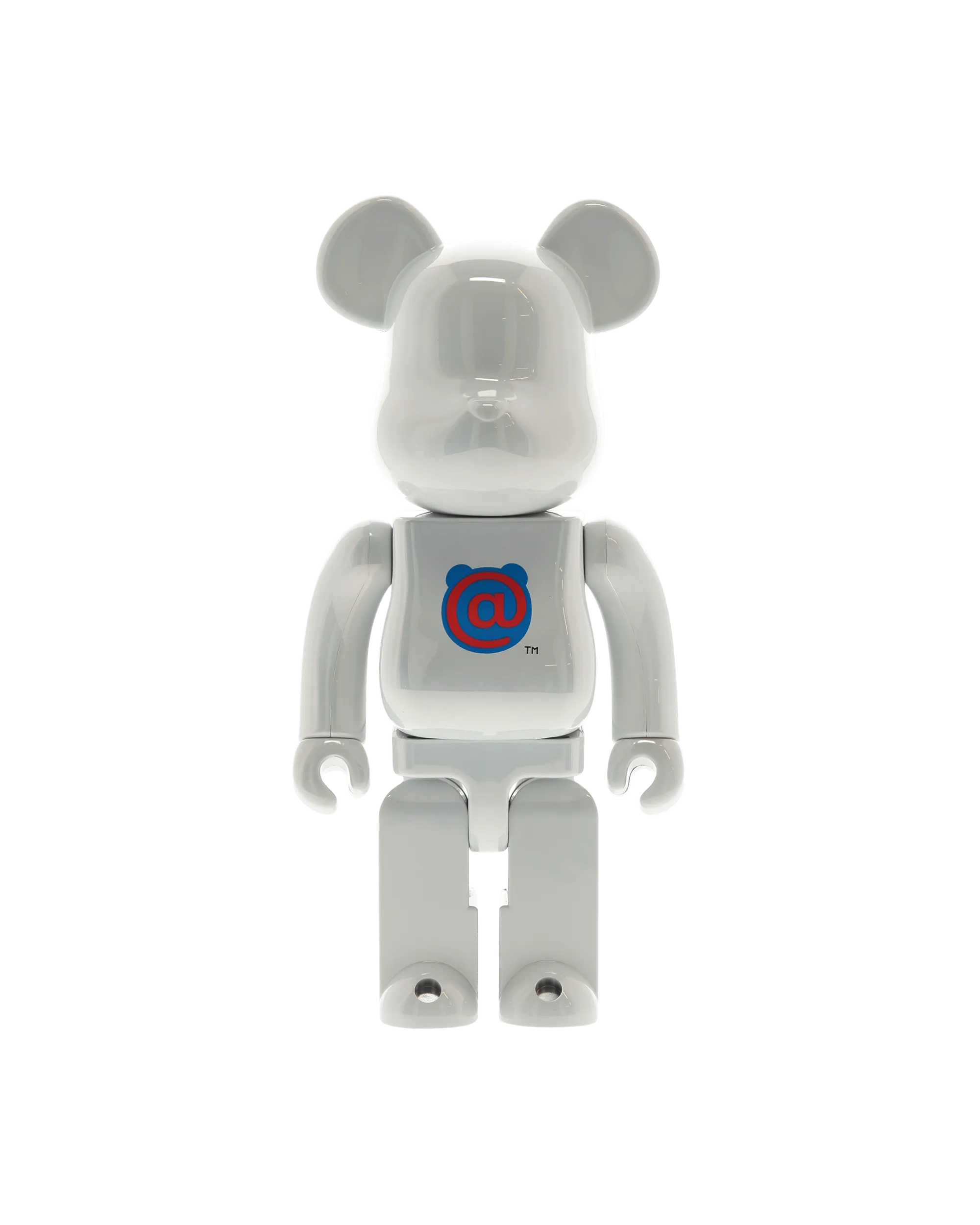 400% 1st Model White Chrome Be@rbrick Multicolor