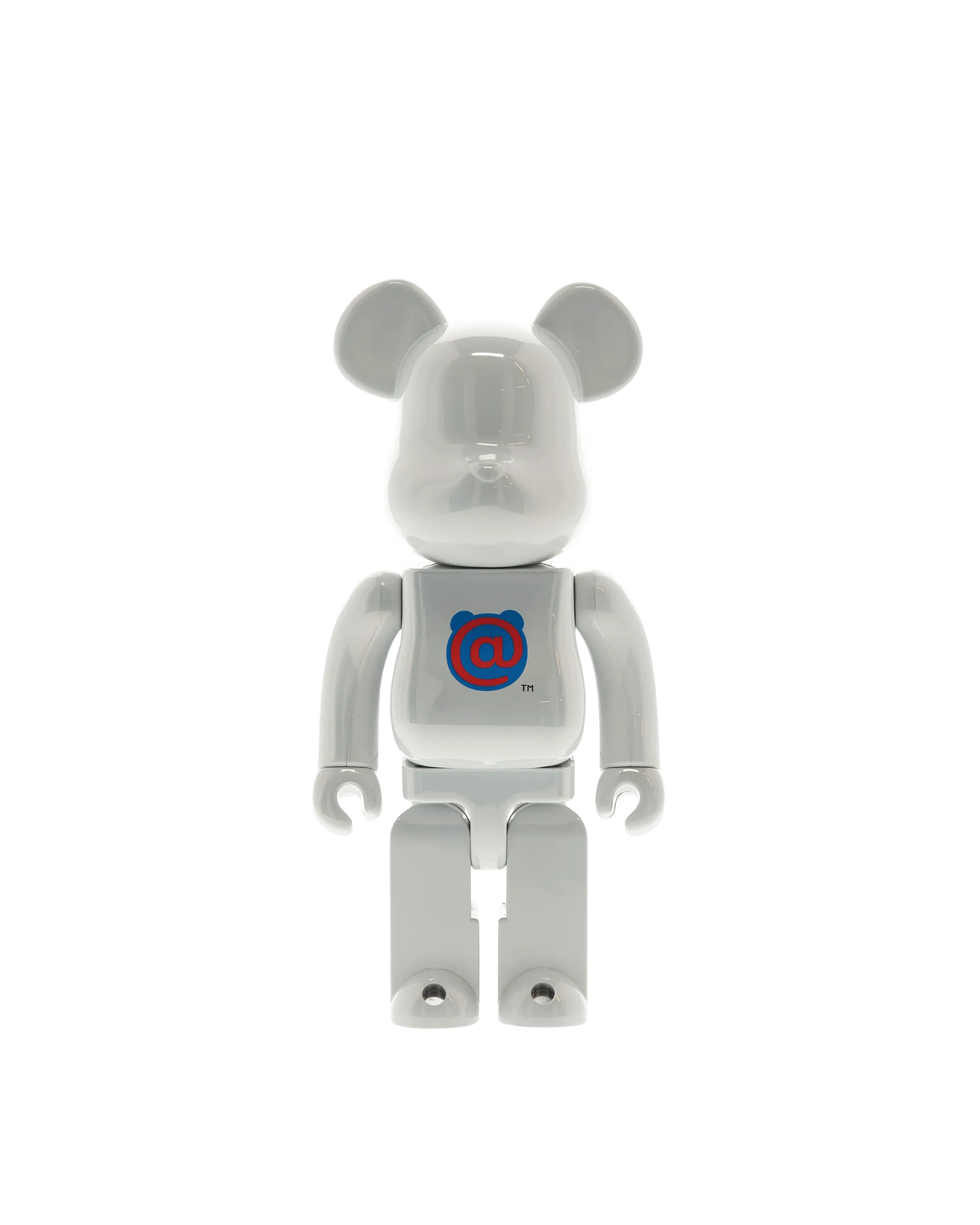 400% 1st Model White Chrome Be@rbrick Multicolor