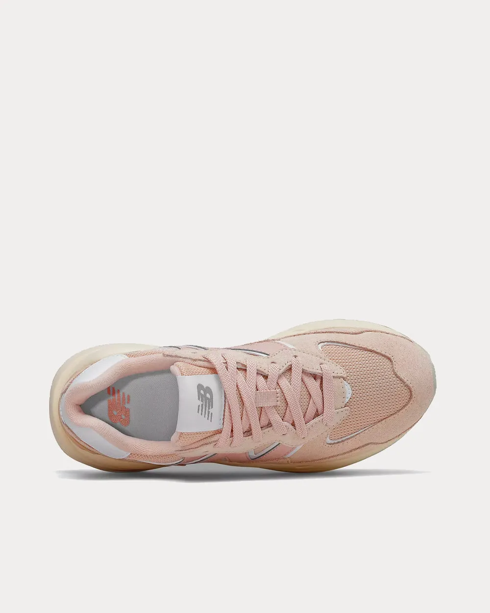 57/40 Rose Water with Team Cream Low Top Sneakers