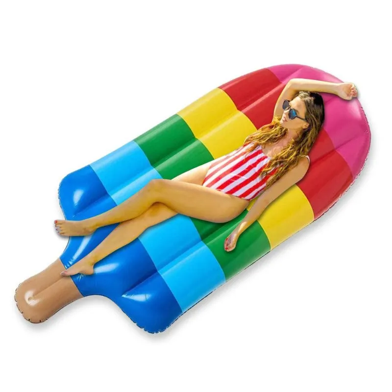 59 X 31.5 Inflatable Float Pool Popsicle Lounger for Kids or Adults