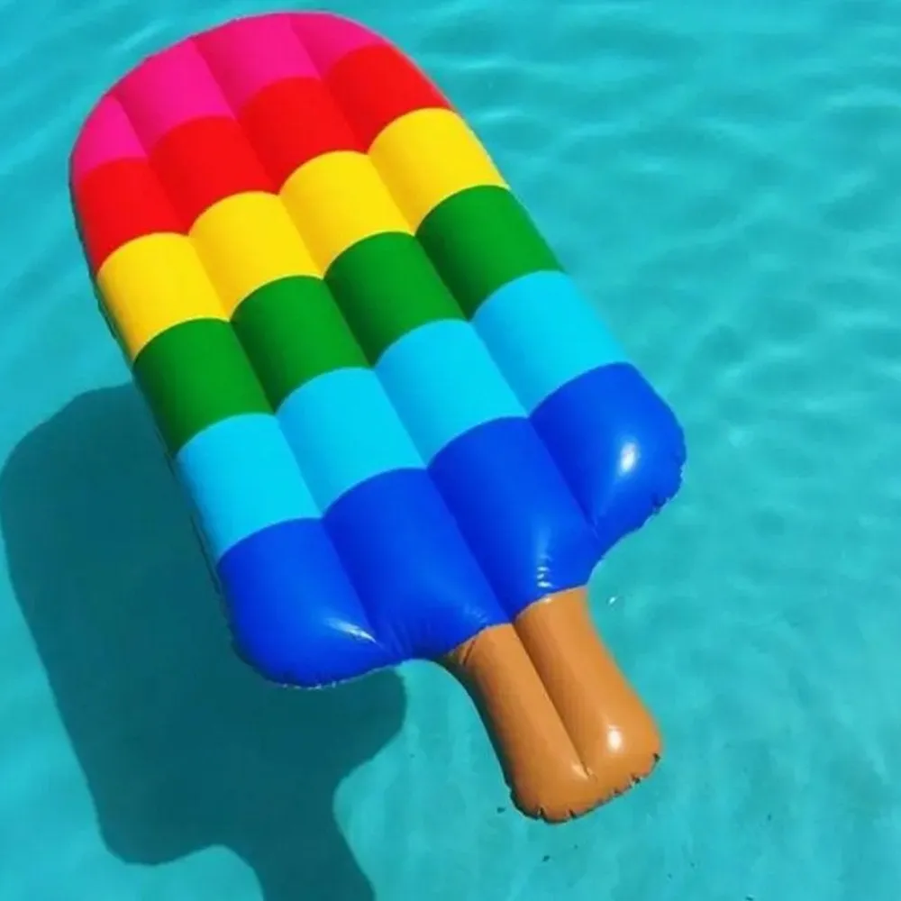 59 X 31.5 Inflatable Float Pool Popsicle Lounger for Kids or Adults