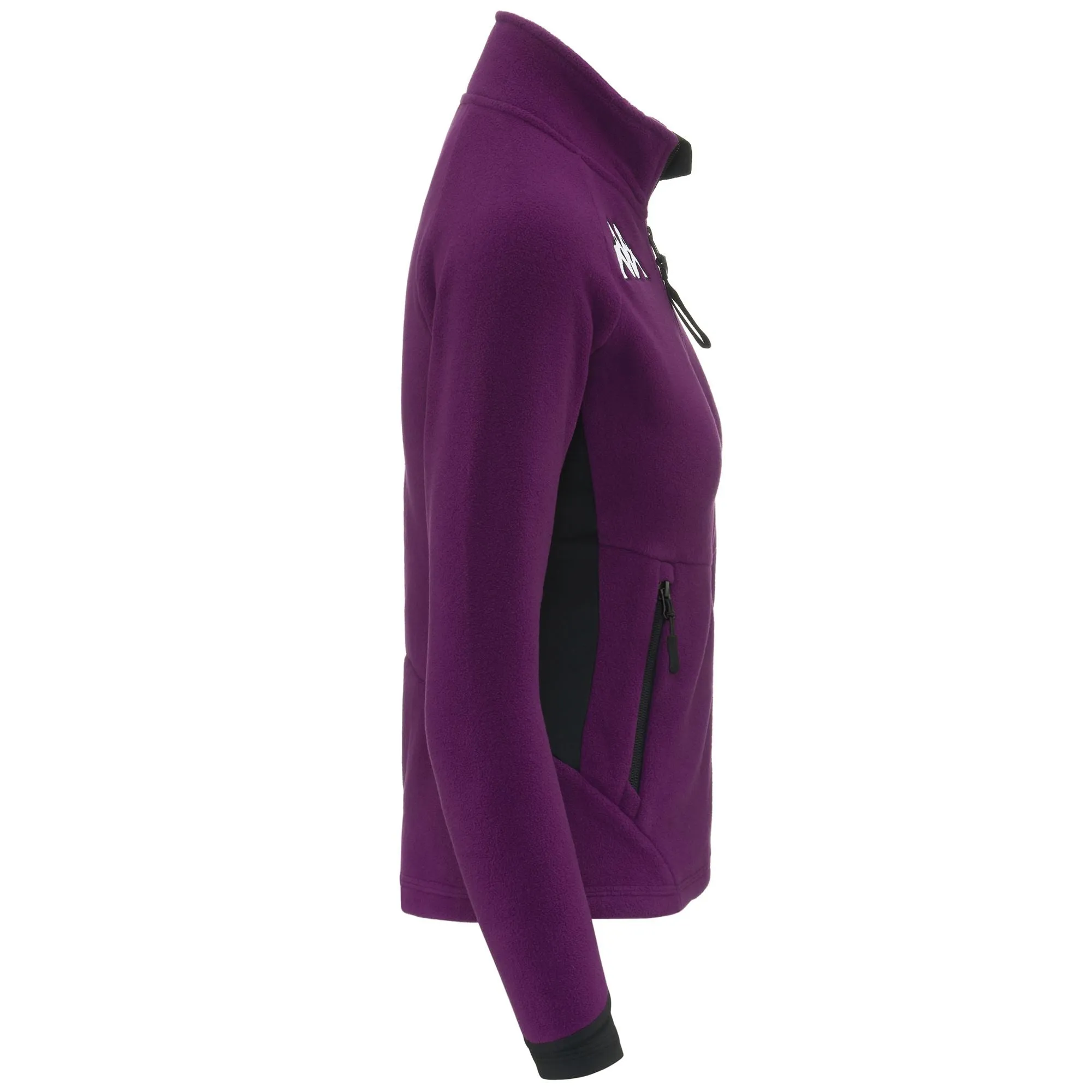 6CENTO 688N - Fleece - Jacket - Woman - VIOLET PURPLE SUNSET-BLACK