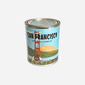 8 oz DESTINATION SOY CANDLE - SAN FRANCISCO