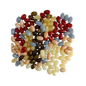 Almond Shaped Color Marble Beads Ideal for Jewelry designing and Craft Making or Decor