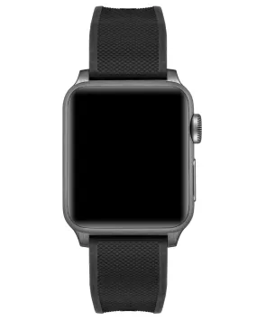 Apple Watch Silicone Band - Graphite Hardware 45mm