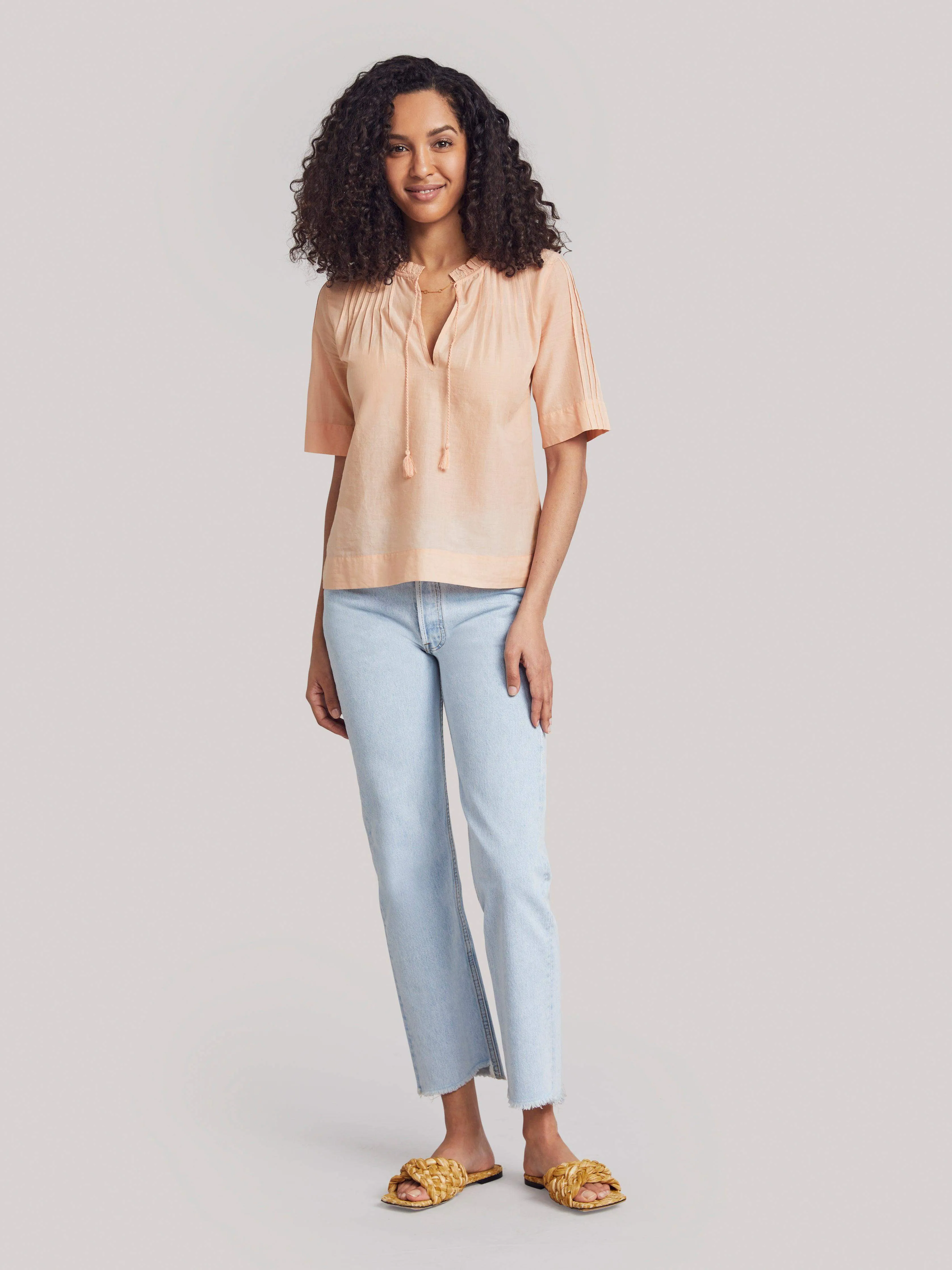 Arcadia Top - Dusty Pink