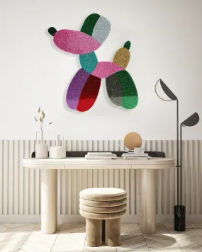 Balloon Dog Glitter Art Trendy Wall Art