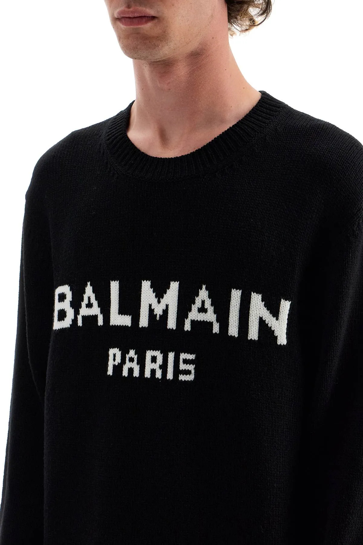 BALMAIN oversized branded sweater