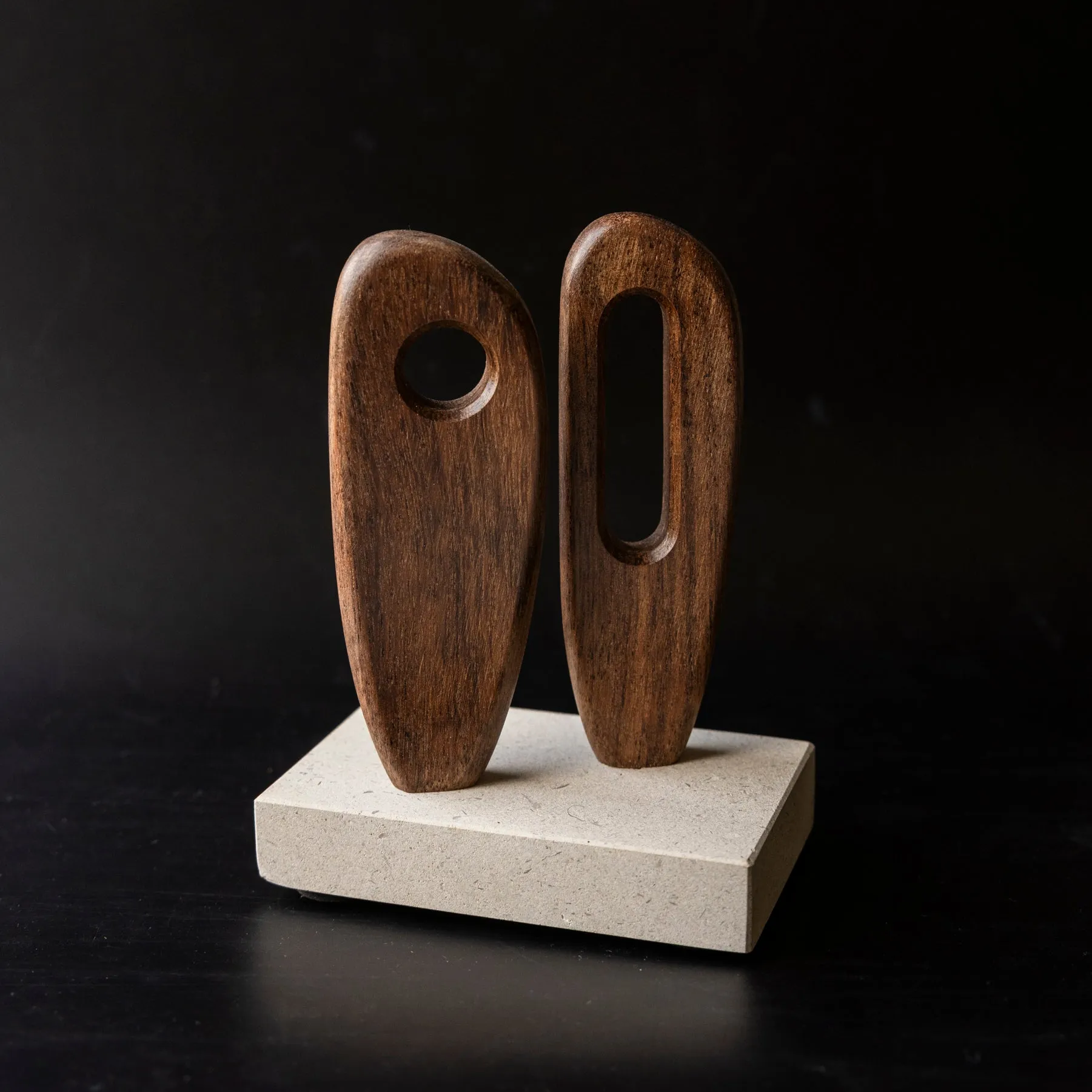 Barbara Hepworth Two Forms Wooden (Smooth)