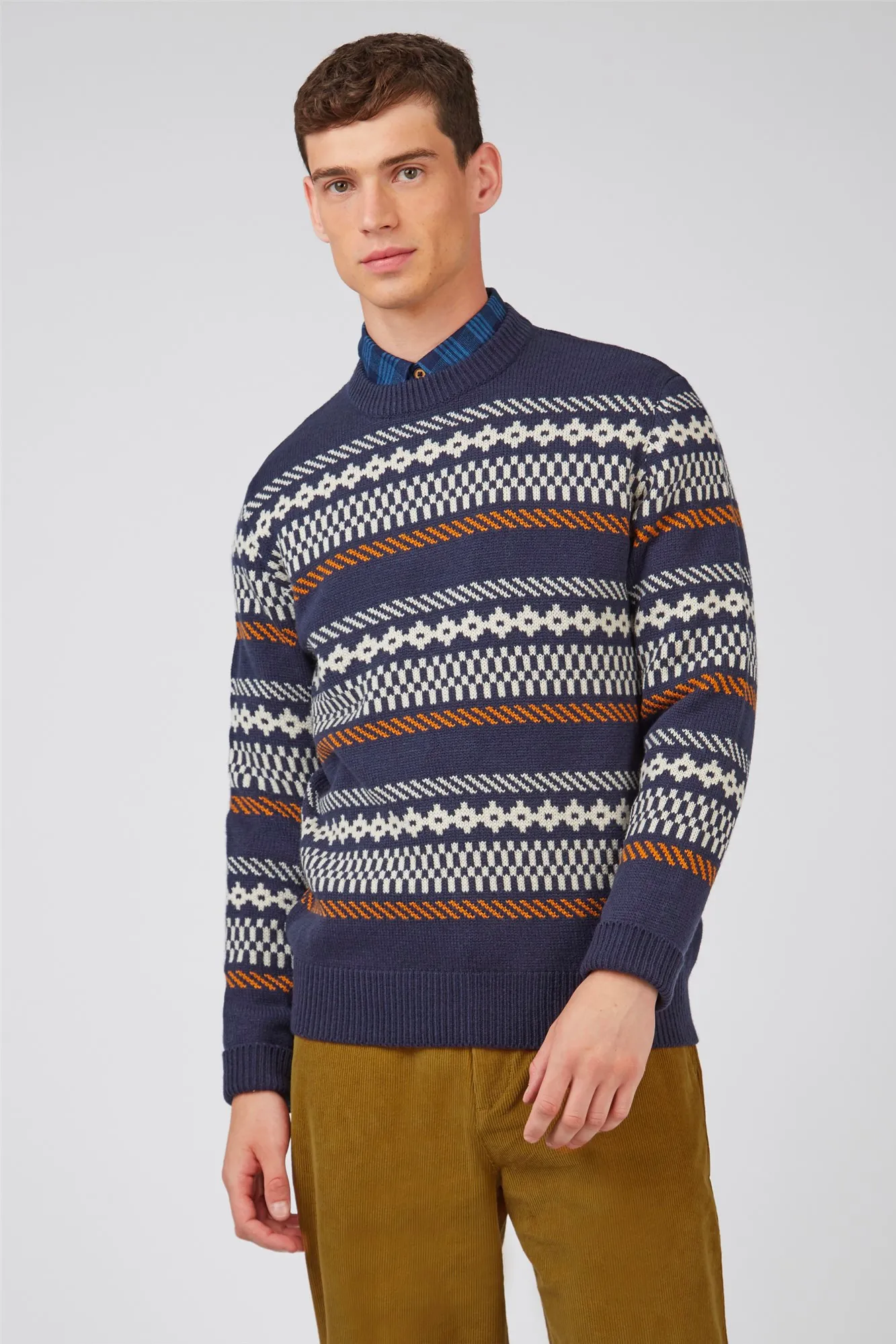 BEN SHERMAN FAIRISLE KNIT - 67868035