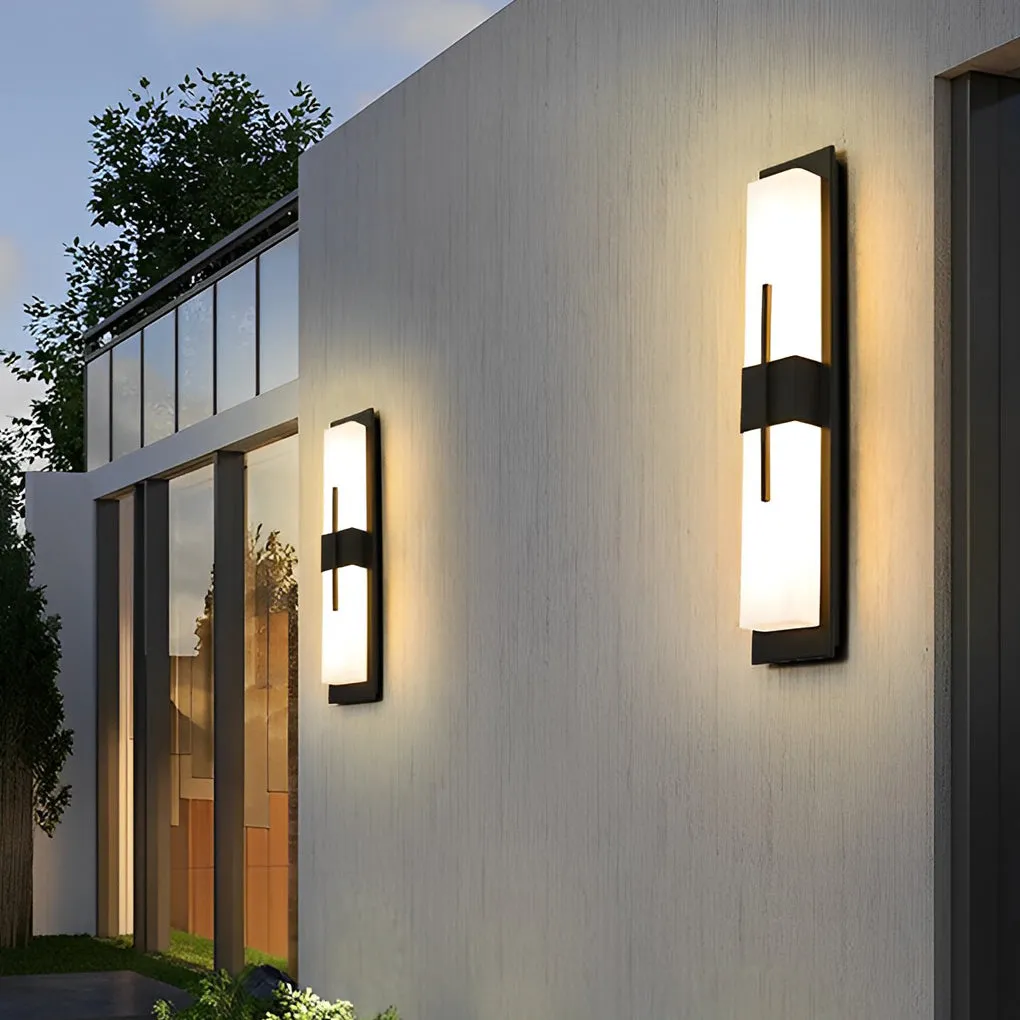 [Black Fraiday Clearance] Creative Rectangular LED Waterproof Black Modern Outdoor Wall Lamp