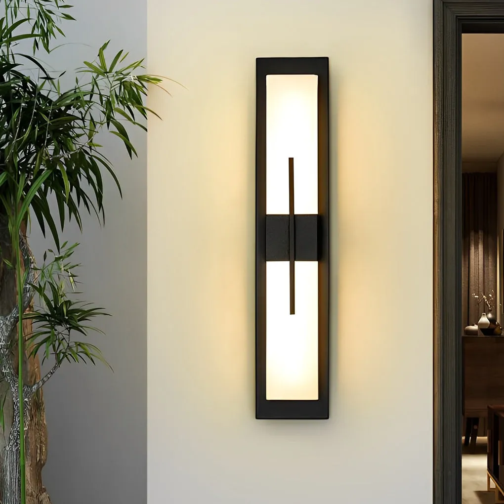 [Black Fraiday Clearance] Creative Rectangular LED Waterproof Black Modern Outdoor Wall Lamp