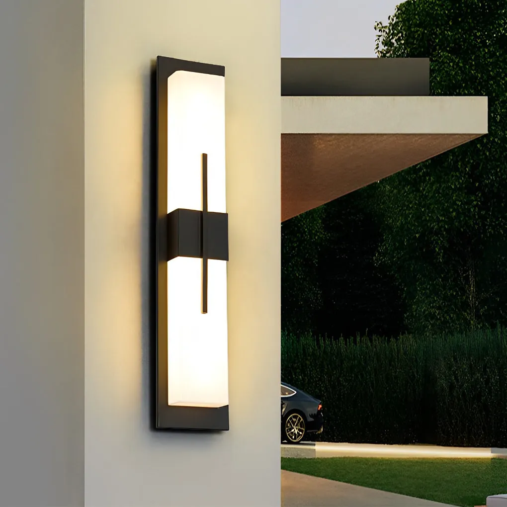 [Black Fraiday Clearance] Creative Rectangular LED Waterproof Black Modern Outdoor Wall Lamp