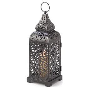 Black Moroccan Candle Lantern