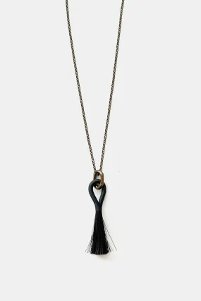 Boet Horse Tassel In Black/Black