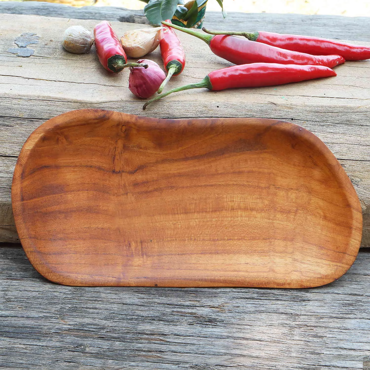 Cassoulet Small Teak Plate