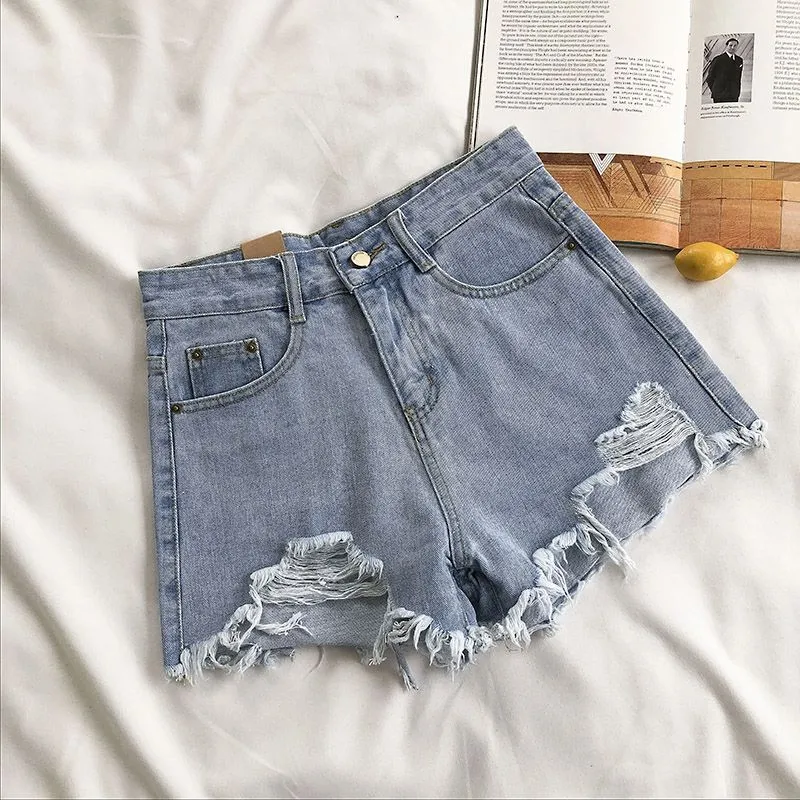 Casual Tassel Ripped Jeans