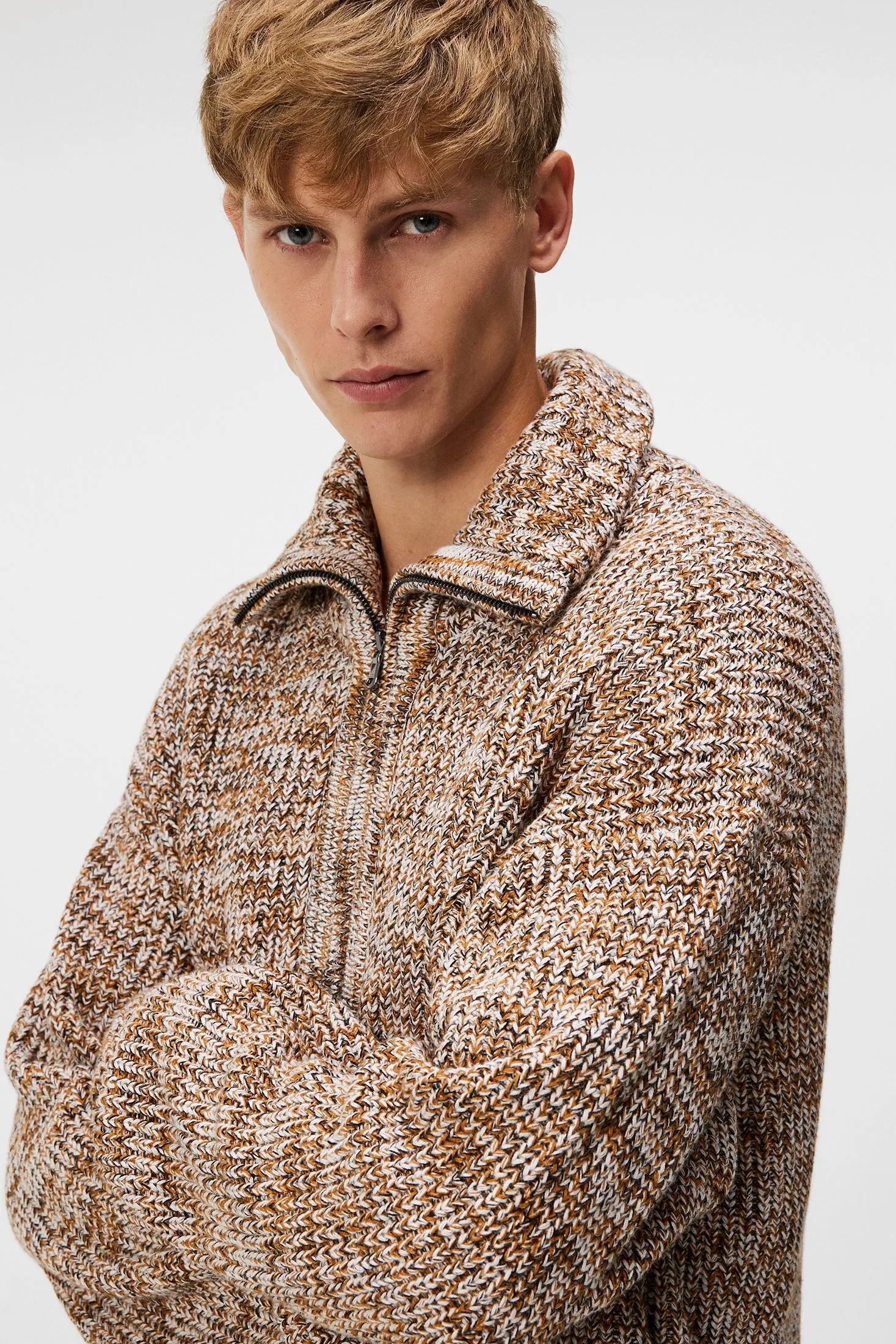 Chester Jacquard Quarter Zip / Canuto