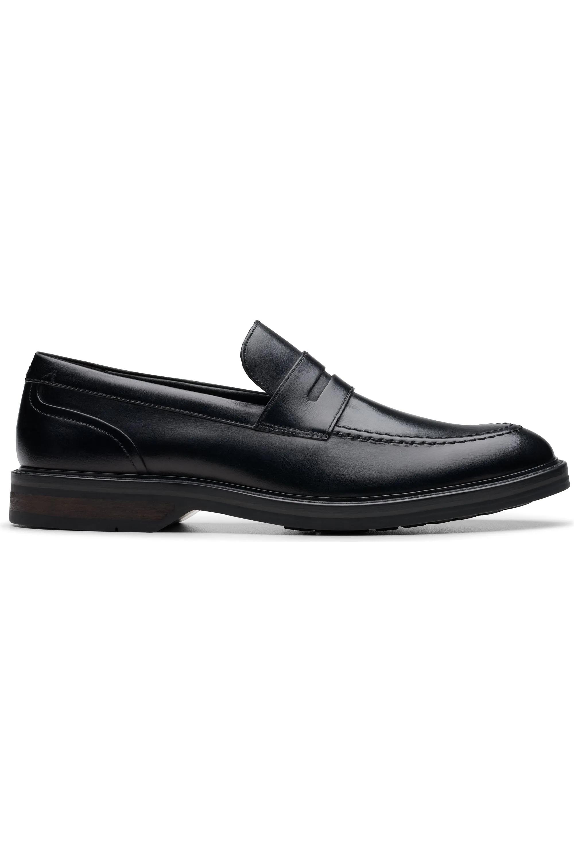 Clarks Aldwin Step in Black Leather