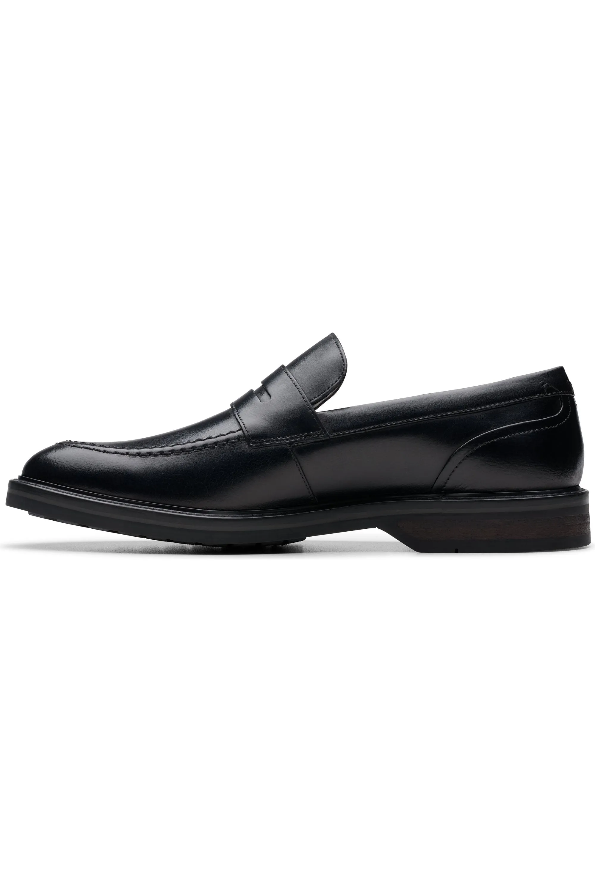 Clarks Aldwin Step in Black Leather