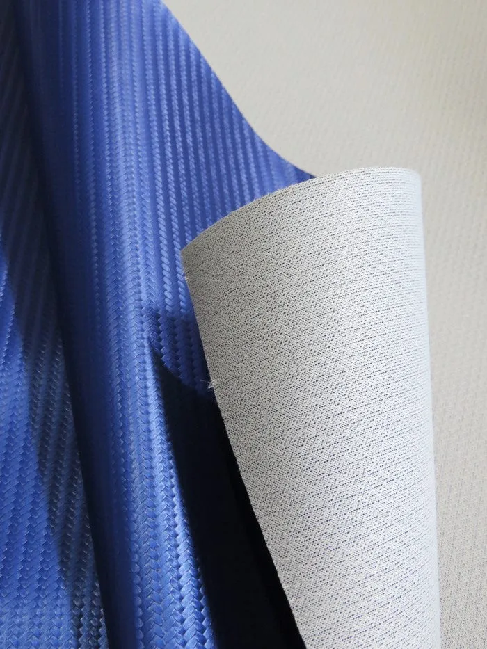 Classic White Carbon Fiber Marine Vinyl Fabric