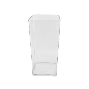 Clear Acrylic Square Vase (Dia14.5 x H30cm)