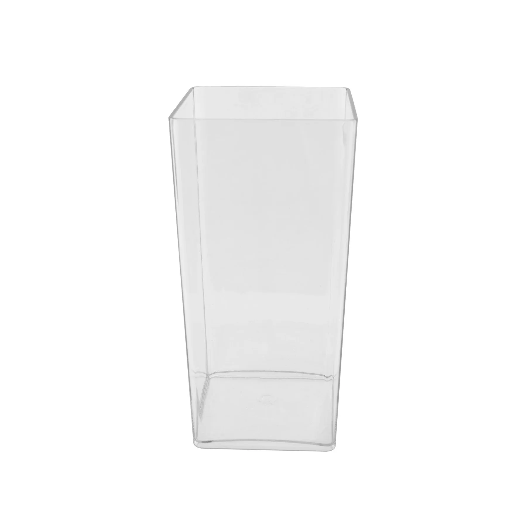 Clear Acrylic Square Vase (Dia14.5 x H30cm)