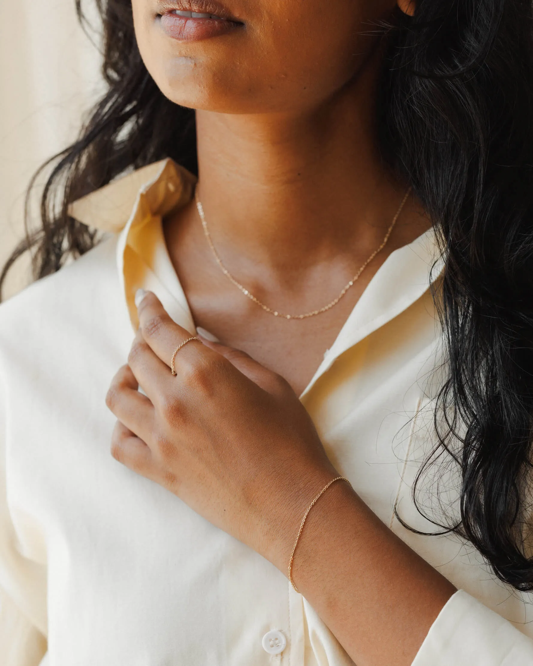 Dainty Chain Ring