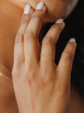 Dainty Chain Ring