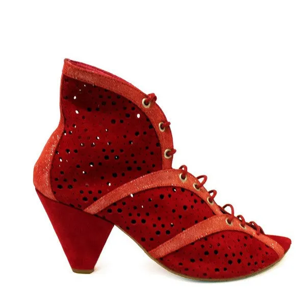 Danii - Red Suede Lace- Last Pairs 34 & 40