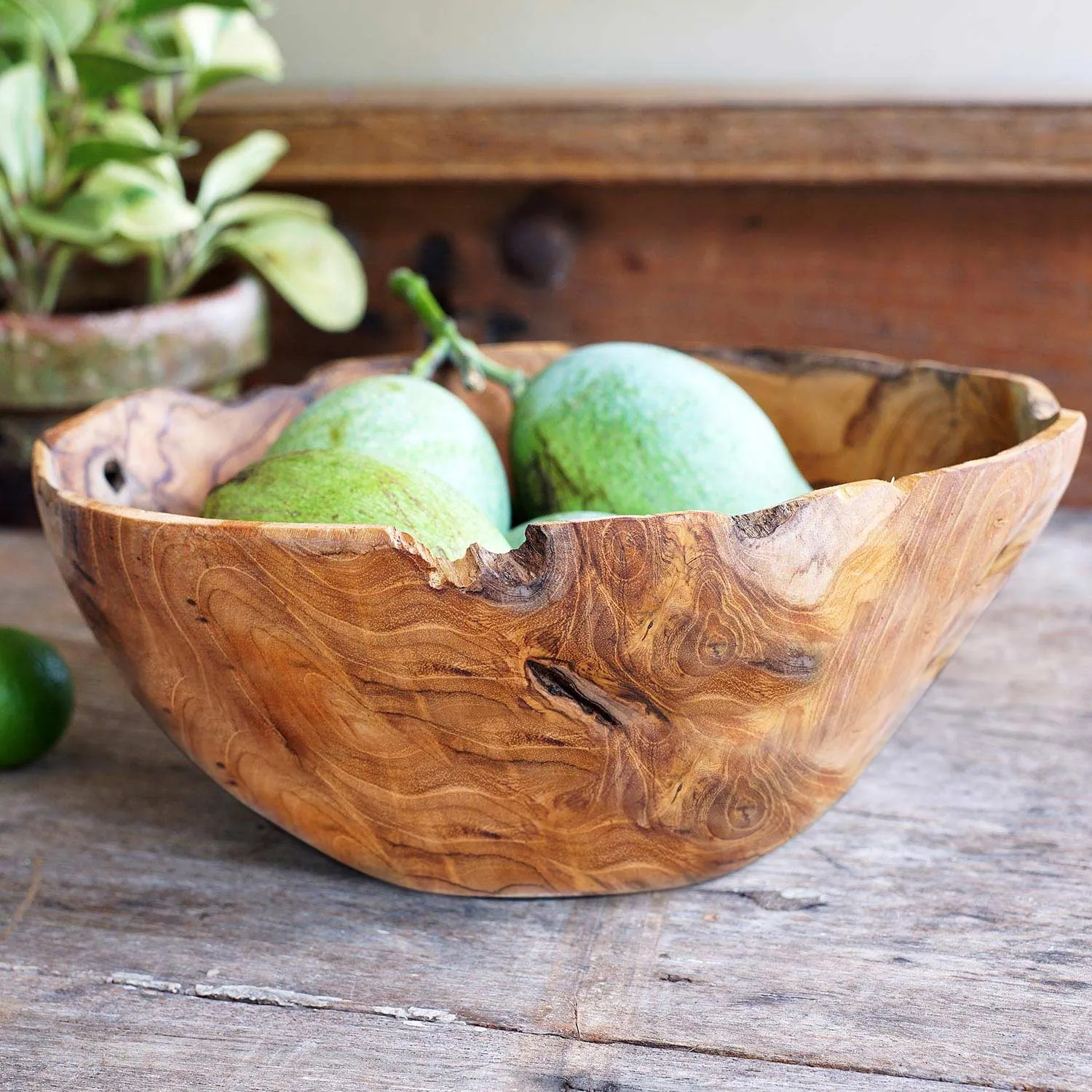 Dars Large Teak Serving Bowl