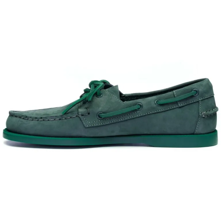 DOCKSIDES PORTLAND NUBUCK - INDIGO-GREEN FOREST