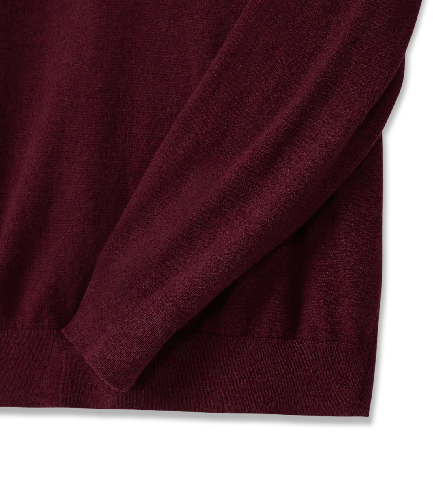 Ernest Sweater - 1/4 Zip -  Burgundy