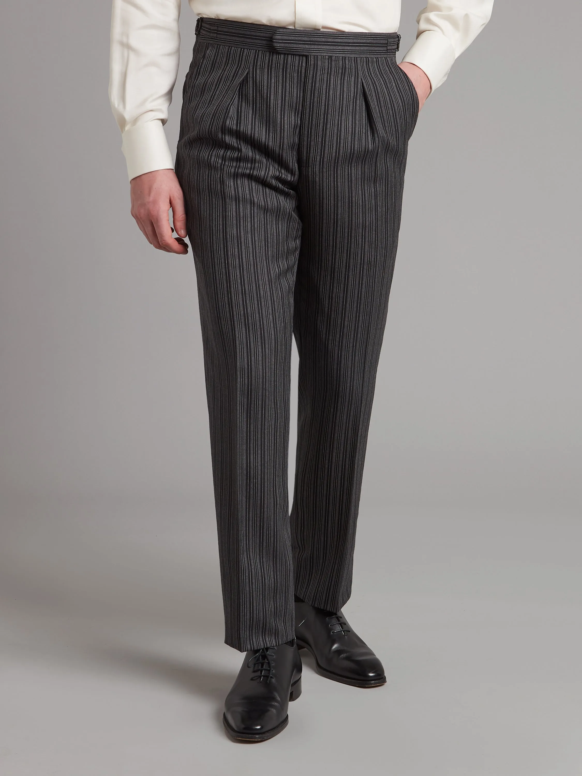 Fishtail Back Morning Pants - Classic Stripe