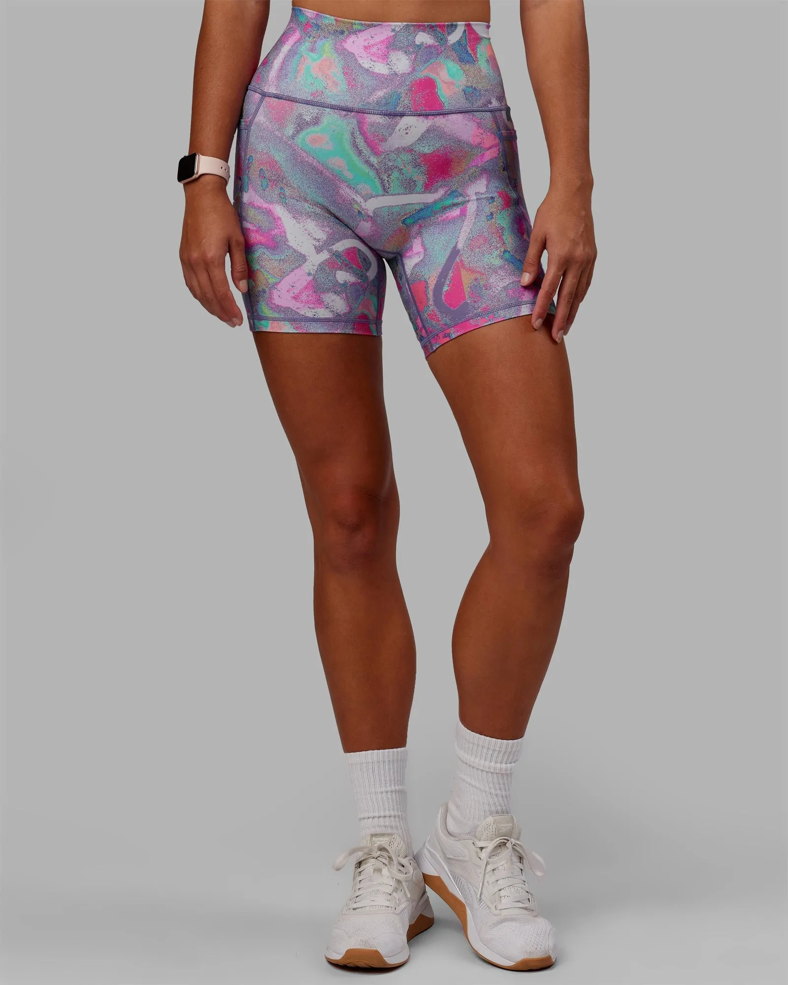 Fusion Mid-Length Shorts - Glitter Bomb