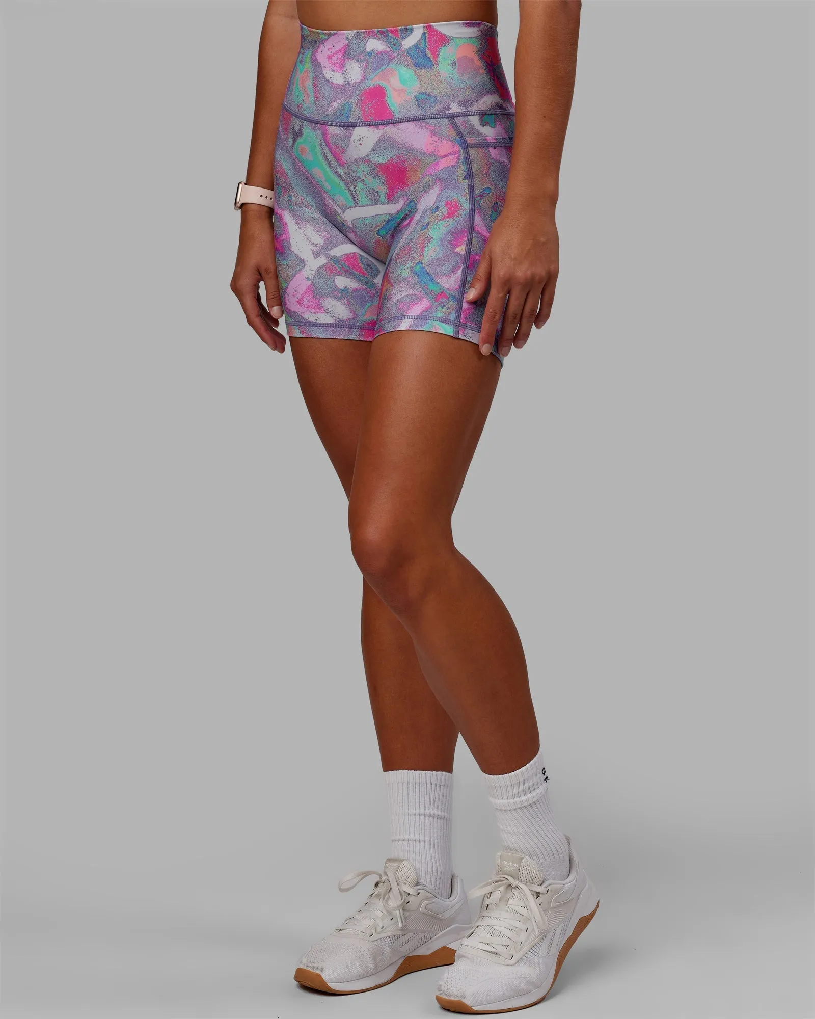 Fusion Mid-Length Shorts - Glitter Bomb