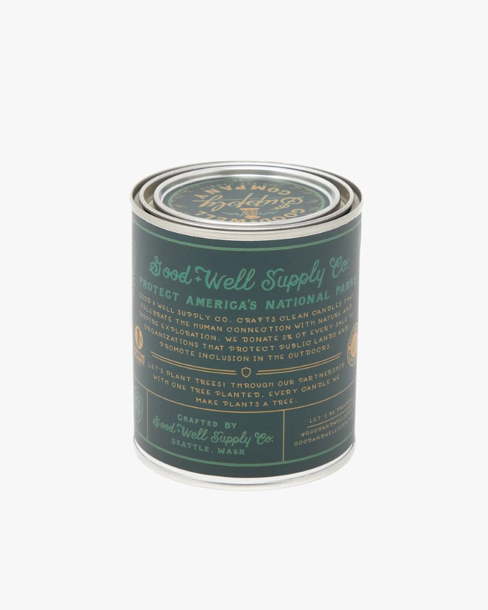 Good & Well Supply Co. National Park Soy Candle - North Cascades