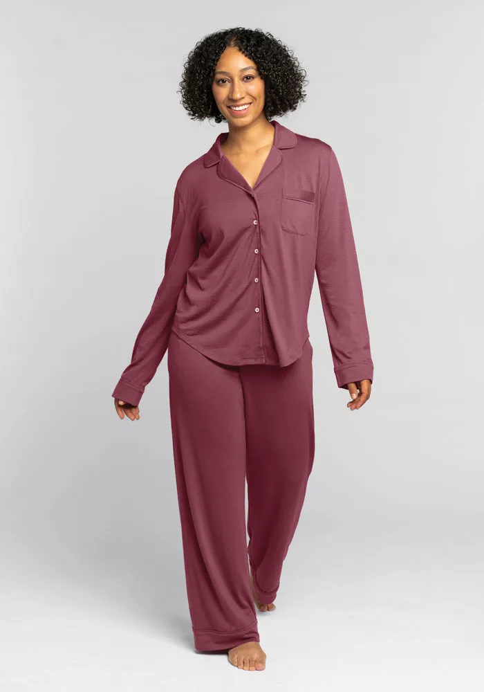 Harper FeatherTouch Pajama Set - Wild Ginger