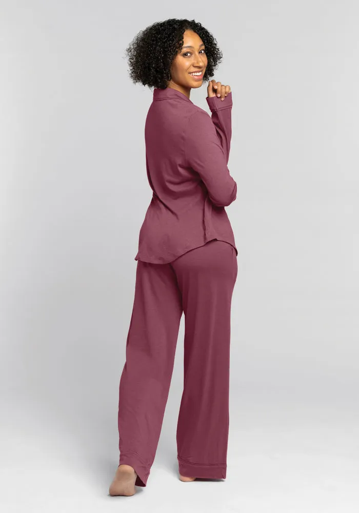 Harper FeatherTouch Pajama Set - Wild Ginger