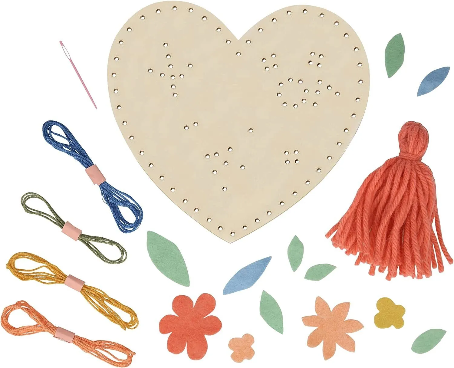 Heart Embroidery Kit