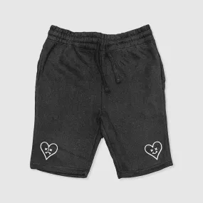 Heart On My Sleeve Shorts DUAL EMOTIONS (Vintage Black)