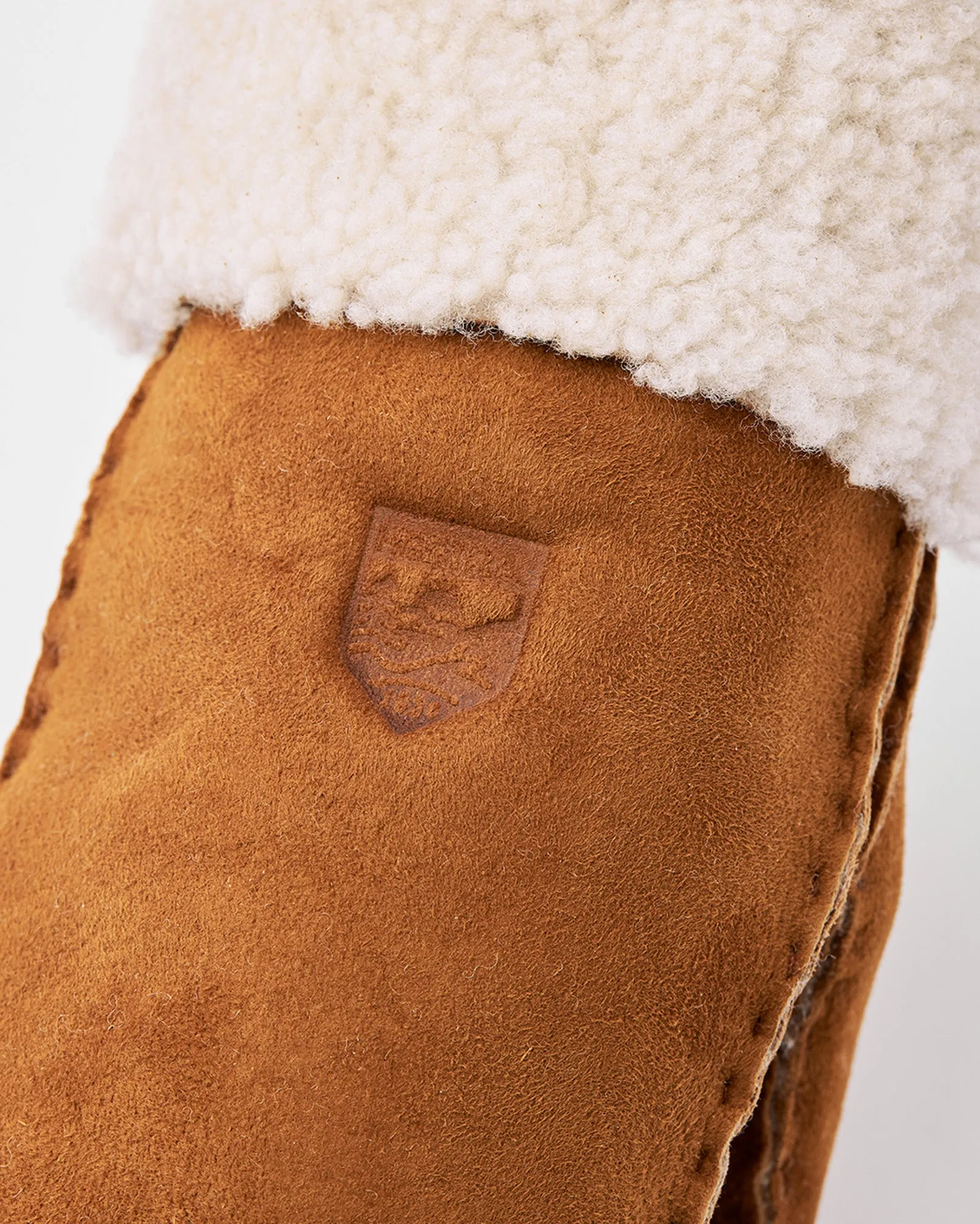 Hestra Womens Sheepskin Mitt Suede Mittens - Cork