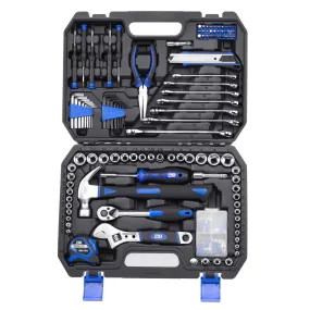 Household/Auto Repair Tool set with tool box sortage case 148-Piece