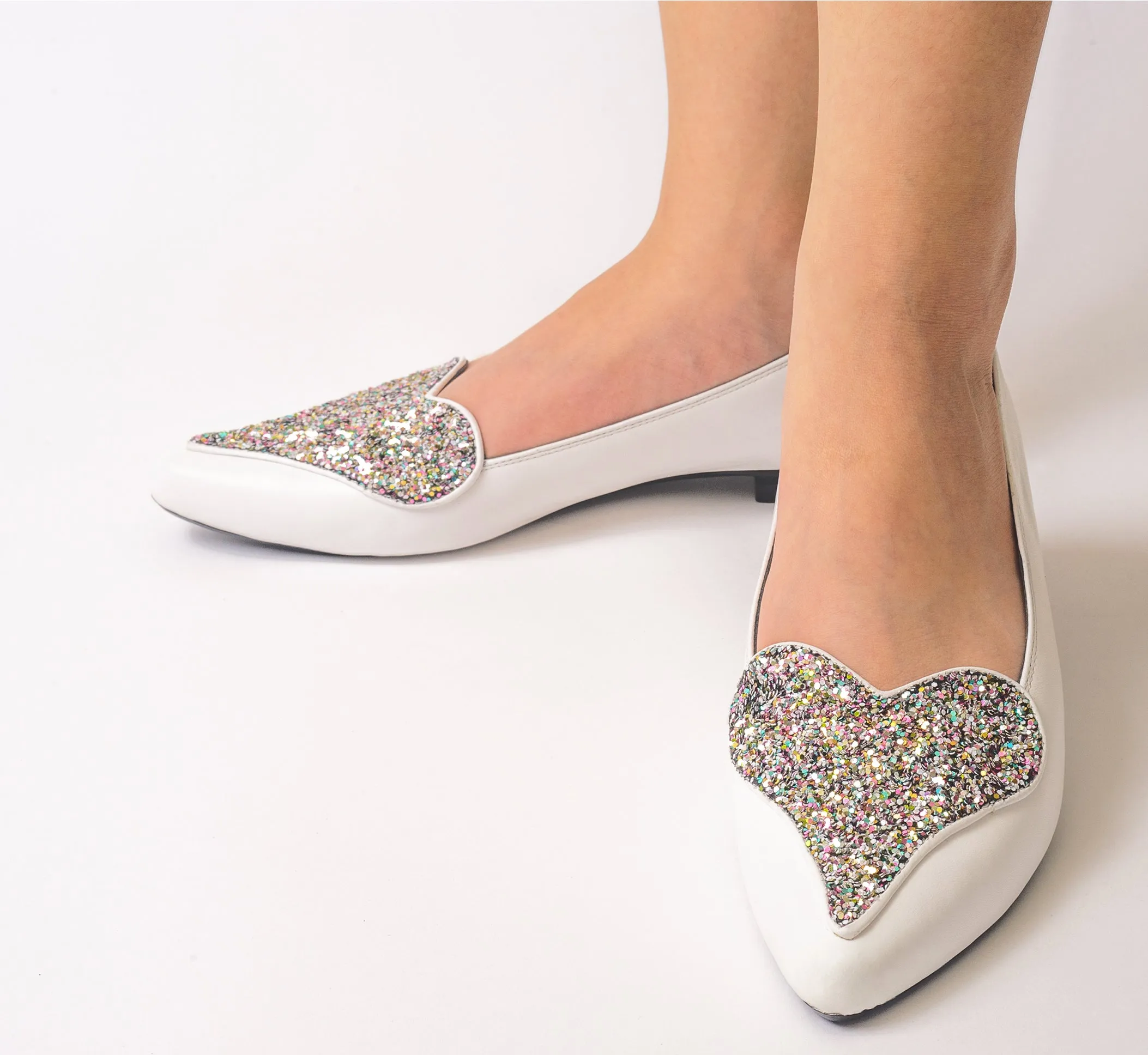 Inina Flats - White Candy Pop