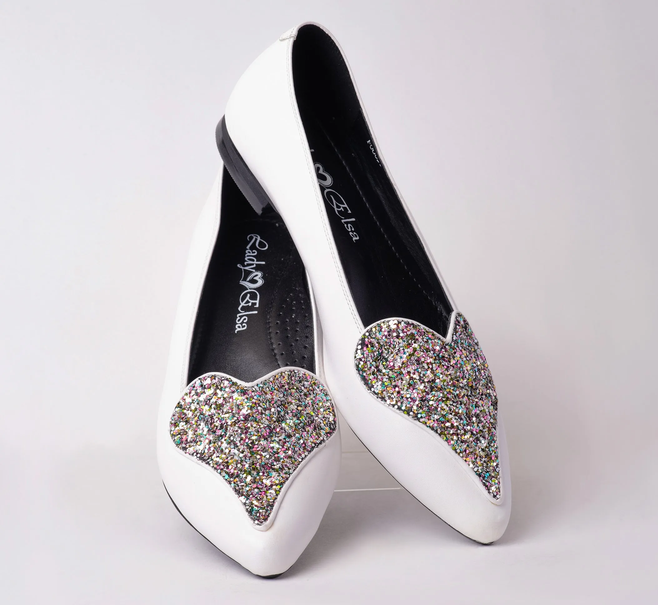 Inina Flats - White Candy Pop