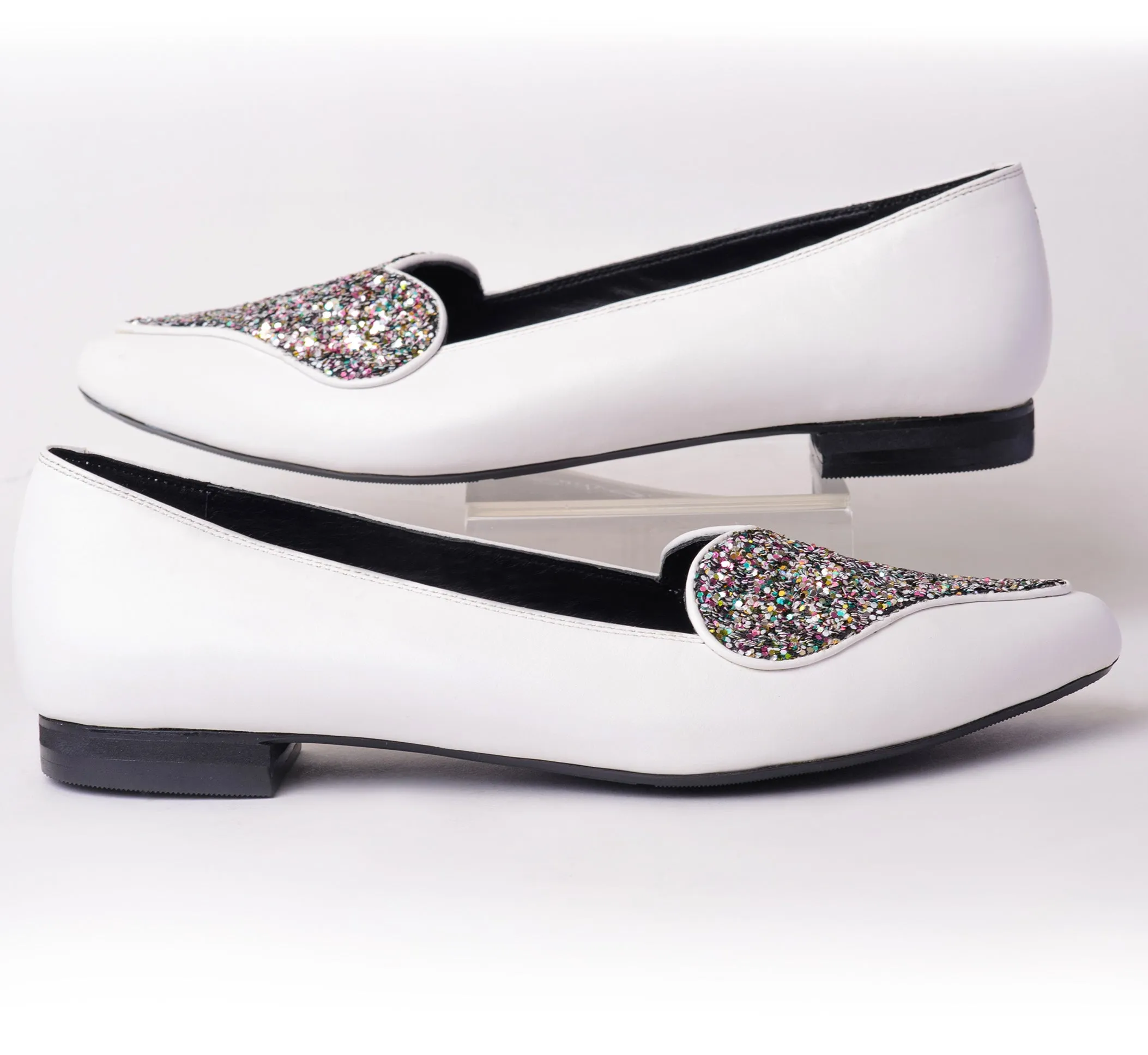 Inina Flats - White Candy Pop